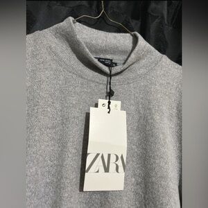 Zara Light Gray Knit Top